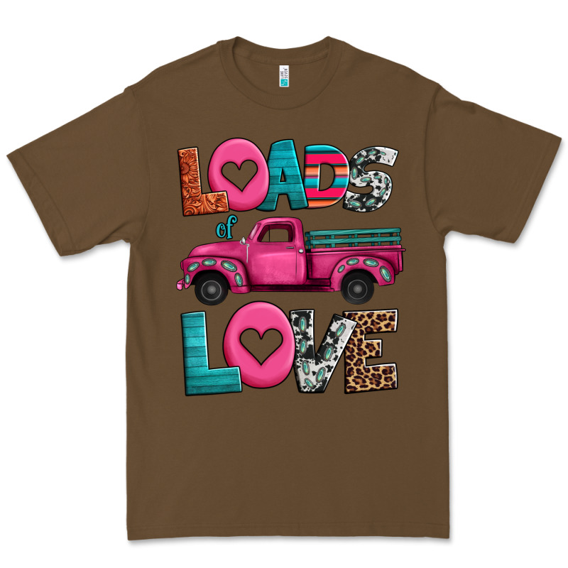 Loads Of Love Valentine's Day Truck Premium Tee by Jasminsmagicworld | Teevron