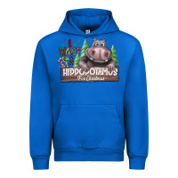 Cobalt IWant Hippopota maps For Christmas Urban Hoodie - CowhideDigitalArt