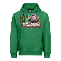 Emerald IWant Hippopota maps For Christmas Urban Hoodie - CowhideDigitalArt