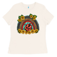 Bone ladybuy  rainbow Ladies Tee - BarkalooDesign