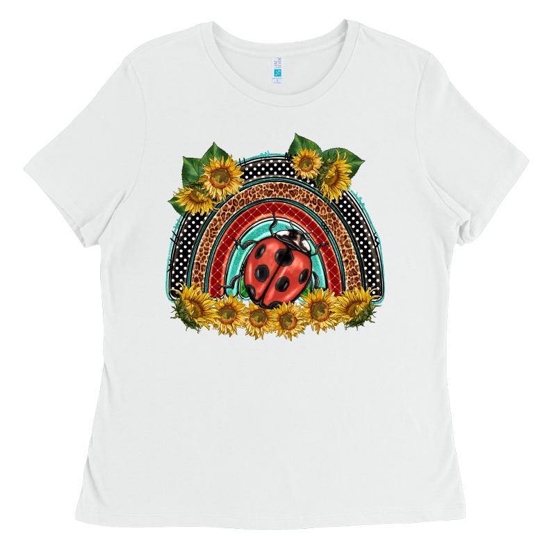 Ladybuy  Rainbow Ladies Tee by BarkalooDesign | Teevron
