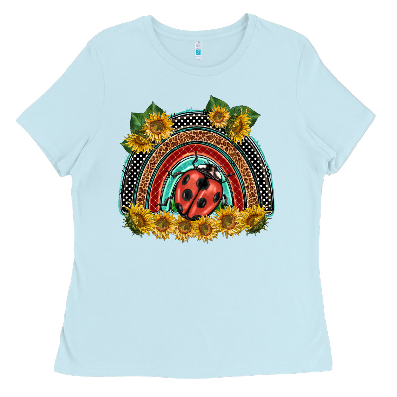 Ladybuy  Rainbow Ladies Tee by BarkalooDesign | Teevron