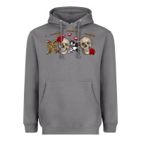 Storm Xoxo Valentine skulls Valentine's Day Heavyweight Hoodie - FaDigitalArtStudio