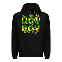 Black Lucky Boy St. Patrick's Day Premium Hoodie - HowdyJamesFarm