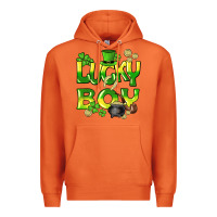 Carrot Lucky Boy St. Patrick's Day Premium Hoodie - HowdyJamesFarm