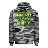 Slate Camo Lucky Boy St. Patrick's Day Premium Hoodie - HowdyJamesFarm