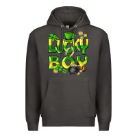 Smoke Lucky Boy St. Patrick's Day Premium Hoodie - HowdyJamesFarm