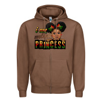 Chestnut i am melanin princess black peekaboo Zipper Hoodie - CowGirlArtShop