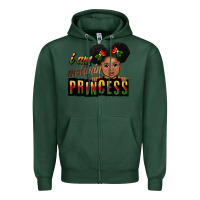 Sports Green i am melanin princess black peekaboo Zipper Hoodie - CowGirlArtShop
