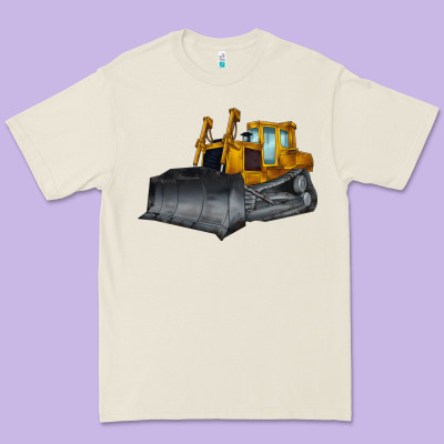 Bulldozer Premium Tee Designed By Lillyallendesigns