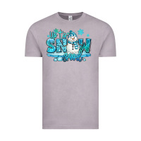 Vintage Zinc up to snow good winter snowman Vintage Tee - MaliasSmallBusiness