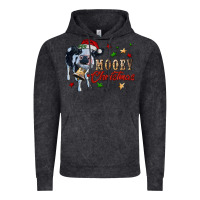 Vintage Black mooey christmas Vintage Hoodie - RanaPortraitStore