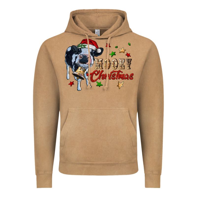 Mooey Christmas Vintage Hoodie by RanaPortraitStore | Teevron