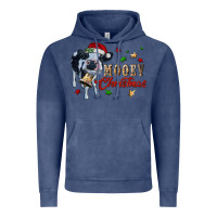 Vintage Denim mooey christmas Vintage Hoodie - RanaPortraitStore