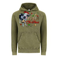 Vintage Olive mooey christmas Vintage Hoodie - RanaPortraitStore