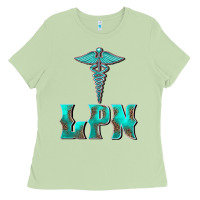 Matcha licensed practical nurse medical symbol Ladies Tee - BarkalooDesign