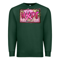 Sports Green Hope Breast Cancer Premium Sweatshirt - FaDigitalArtStudio