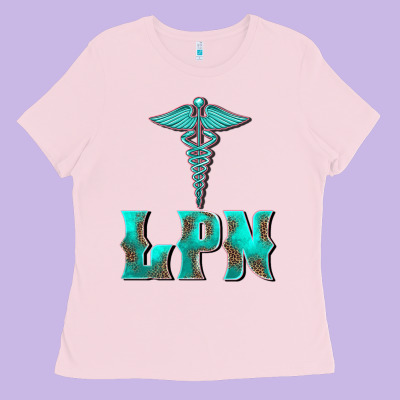 Licensed Practical Nurse Medical Symbol Ladies Tee Designed By Barkaloodesign