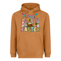 Meerkat Happy Easter bunnys Heavyweight Hoodie - OliviaCreatesArt