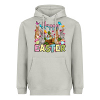 Moon Dust Happy Easter bunnys Heavyweight Hoodie - OliviaCreatesArt