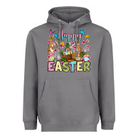 Storm Happy Easter bunnys Heavyweight Hoodie - OliviaCreatesArt