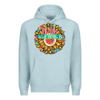 Blue Mist hello summer Premium Hoodie - JahusDesignShop