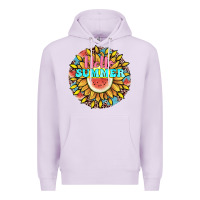 Lilac hello summer Premium Hoodie - JahusDesignShop