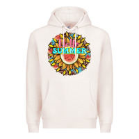 Pale Pink hello summer Premium Hoodie - JahusDesignShop