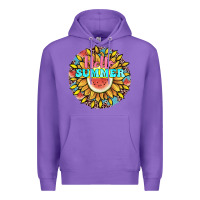 Purple hello summer Premium Hoodie - JahusDesignShop