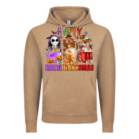 Vintage Coffee happy hallothanksmas Vintage Hoodie - MaliasSmallBusiness