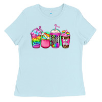 Baby Blue lgbtq coffee Ladies Tee - Jasminsmagicworld