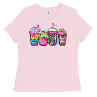 Bubblegum Pink lgbtq coffee Ladies Tee - Jasminsmagicworld