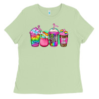 Matcha lgbtq coffee Ladies Tee - Jasminsmagicworld