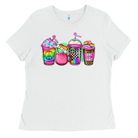 White lgbtq coffee Ladies Tee - Jasminsmagicworld