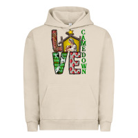 Pigment French Oak Love Come Down Urban Hoodie - CowhideDigitalArt