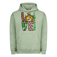 Pigment Oil Green Love Come Down Urban Hoodie - CowhideDigitalArt
