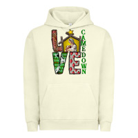 Pigment Pistachio Love Come Down Urban Hoodie - CowhideDigitalArt