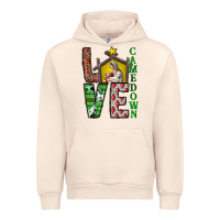 Sandshell Love Come Down Urban Hoodie - CowhideDigitalArt