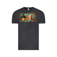 Vintage Black gobble with thanksgiving turkeys Vintage Tee - MaliasSmallBusiness