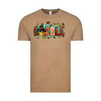 Vintage Coffee gobble with thanksgiving turkeys Vintage Tee - MaliasSmallBusiness