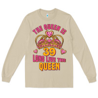 Mushroom the queen is 39 long live the queen Long Sleeve Tee - Jasminsmagicworld