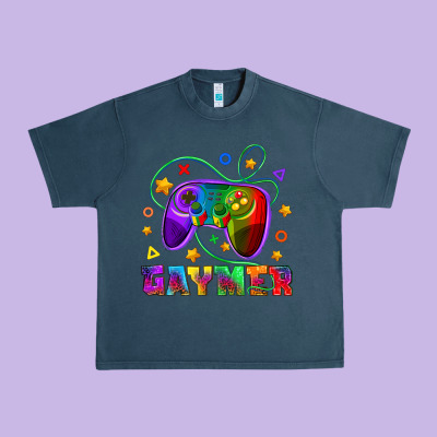Western Gaymer Urban Heavy Tee Designed By Bundleandbundleshop