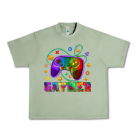 Oil Green Western Gaymer Urban Heavy Tee - BundleAndBundleShop