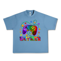 Pebble Blue Western Gaymer Urban Heavy Tee - BundleAndBundleShop