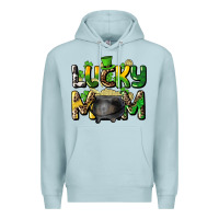 Blue Mist lucky mom St. Patrick's Premium Hoodie - HowdyJamesFarm