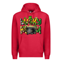 Cardinal lucky mom St. Patrick's Premium Hoodie - HowdyJamesFarm