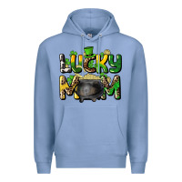Colony Blue lucky mom St. Patrick's Premium Hoodie - HowdyJamesFarm