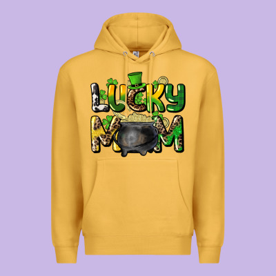 Lucky Mom St. Patrick's Premium Hoodie Designed By Howdyjamesfarm