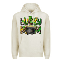Oatmeal Heather lucky mom St. Patrick's Premium Hoodie - HowdyJamesFarm