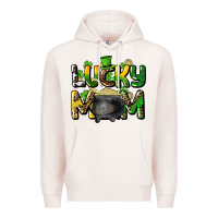 Pale Pink lucky mom St. Patrick's Premium Hoodie - HowdyJamesFarm